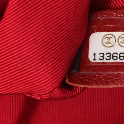 Chanel Caviar Timeless CC Accordion Flap Red 9 of 10