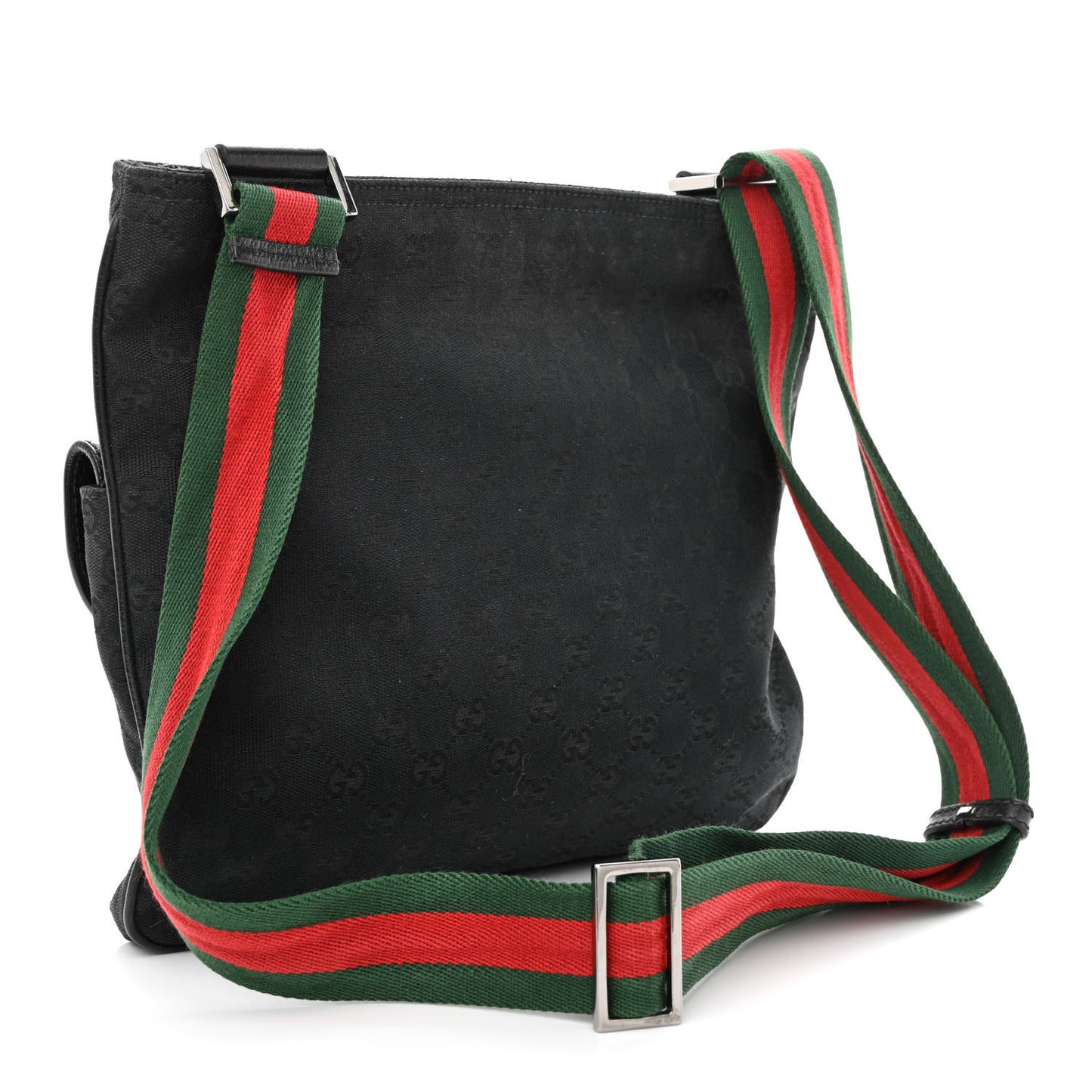 Monogram Signature Web Small Messenger Black