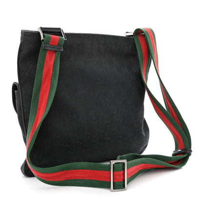 Gucci Monogram Signature Web Small Messenger Black 3 of 18