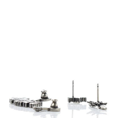 Christian Dior Palladium Crystal J'adior Earrings 4 of 7