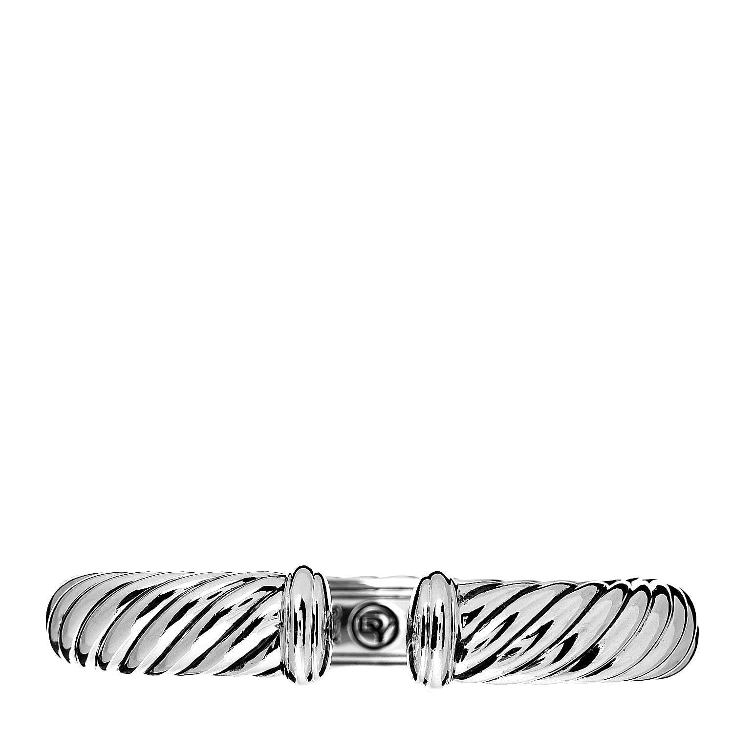 David Yurman Sterling Silver 10mm Waverly Bracelet 1 of 6