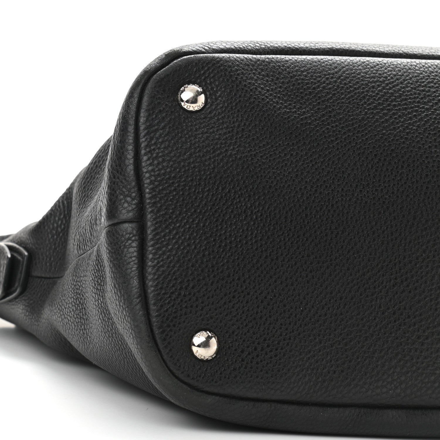 Prada Vitello Daino Hobo Black 7 of 8