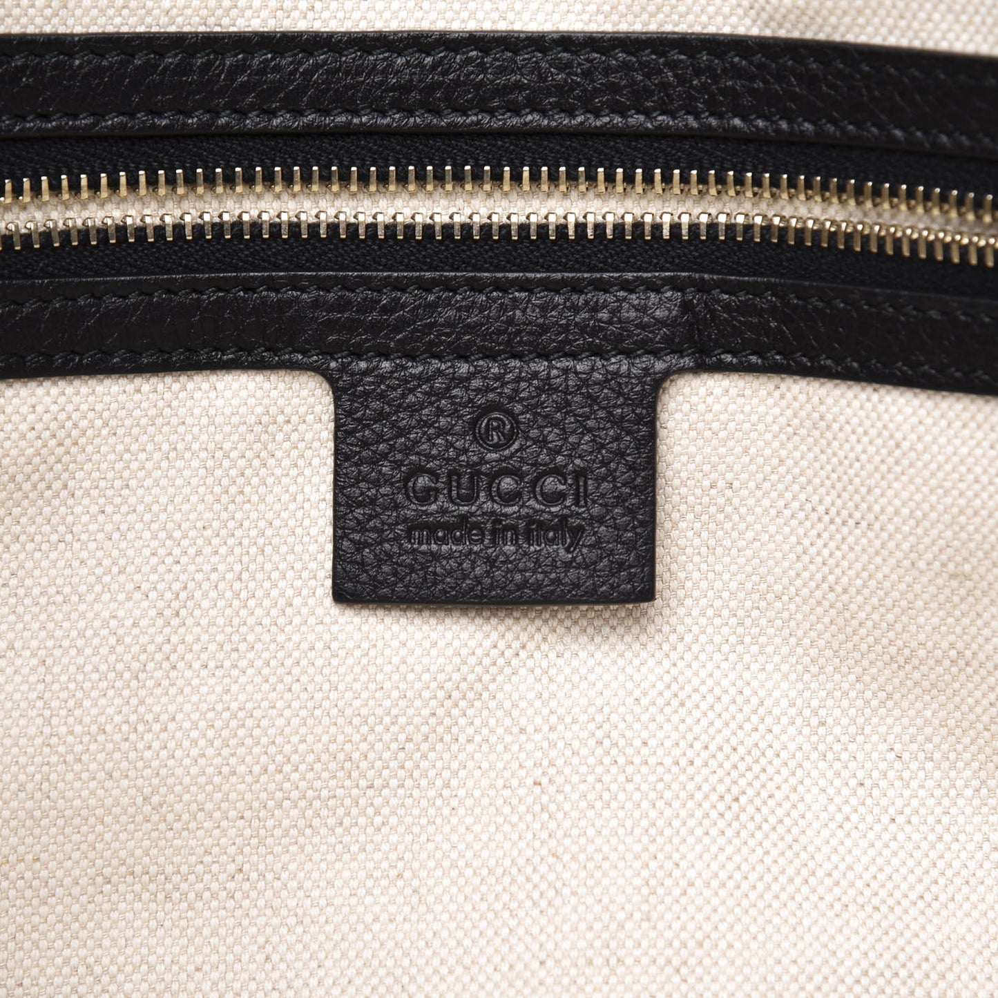 Cellarius Calfskin Medium Miss GG Top Handle Bag Black