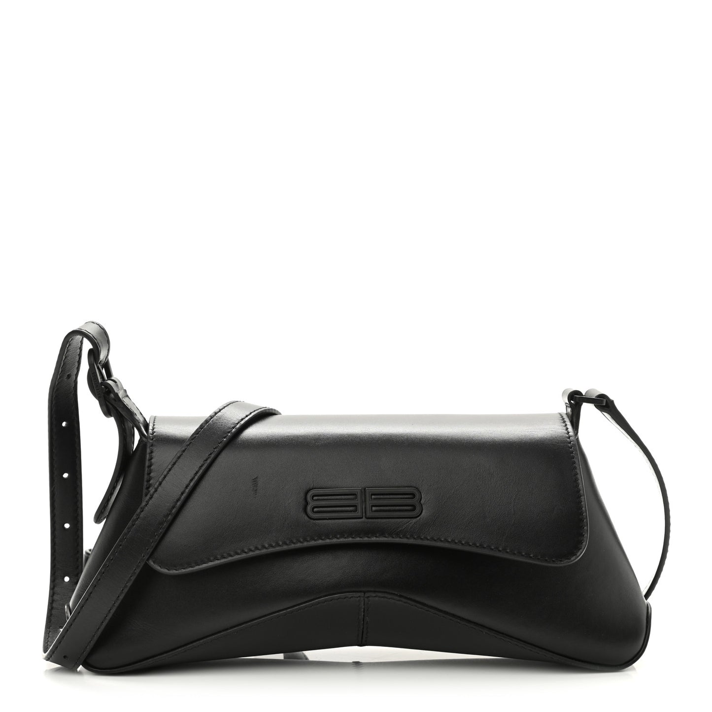 Box Calfskin Monochrome Small XX Flap Stretch Bag Black