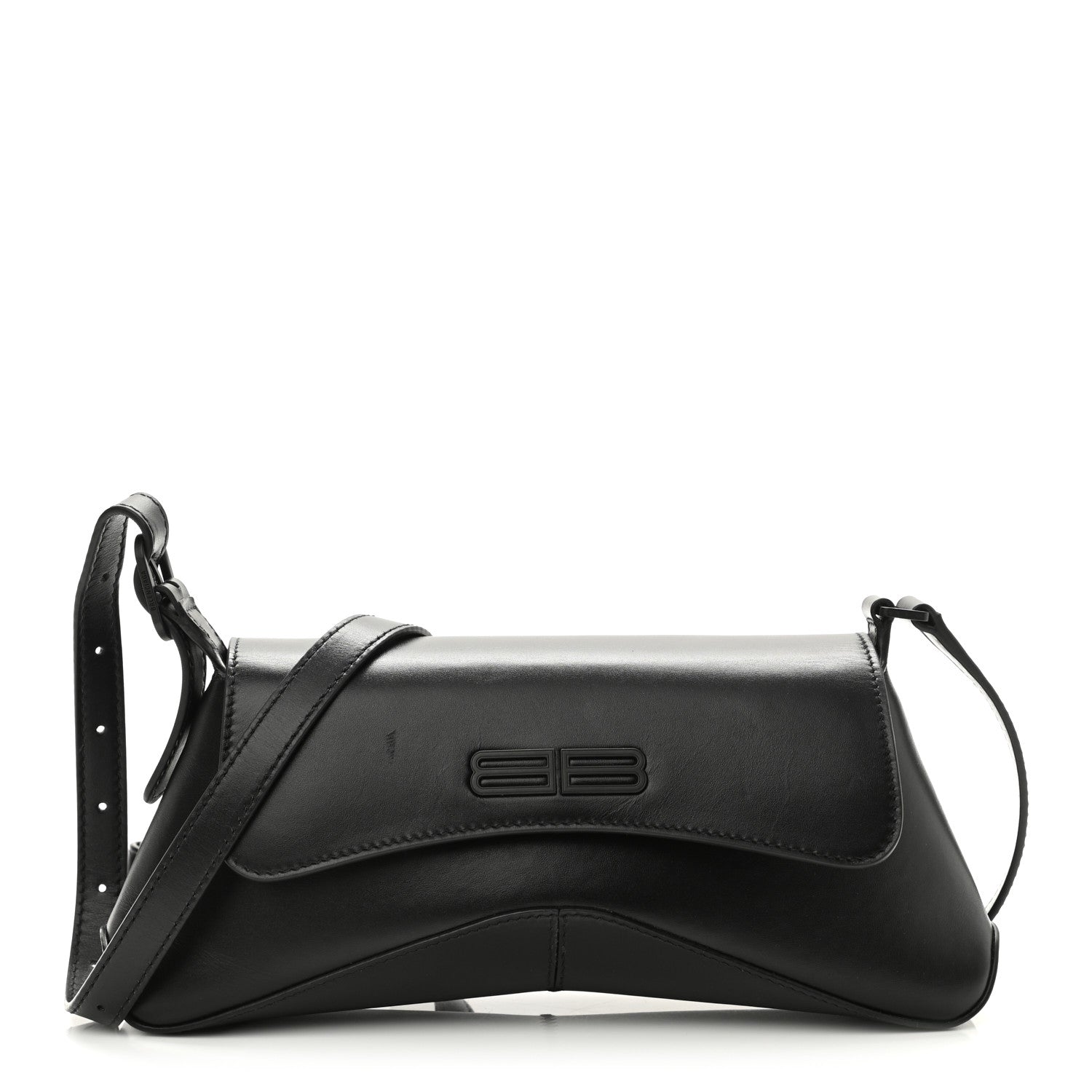 Balenciaga Box Calfskin Monochrome Small XX Flap Stretch Bag Black 1 of 11