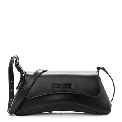 Balenciaga Box Calfskin Monochrome Small XX Flap Stretch Bag Black 1 of 11