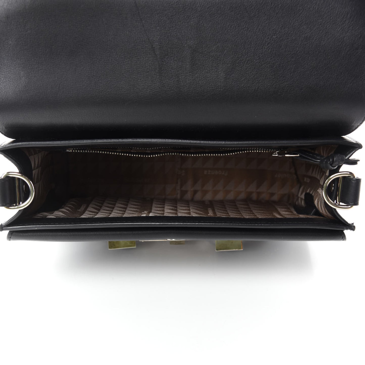 Smooth Calfskin PS11 Classic Shoulder Bag Black