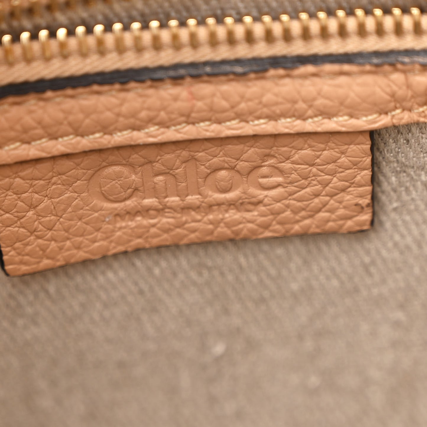 Calfskin Medium Marcie Satchel  Light Tan