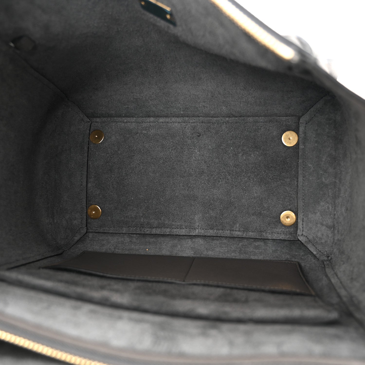Celine Grained Calfskin Mini Belt Bag Grey 5 of 12