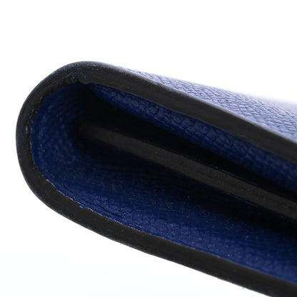 Hermes Epsom Kelly Longue Wallet Bleu Electrique 17 of 17