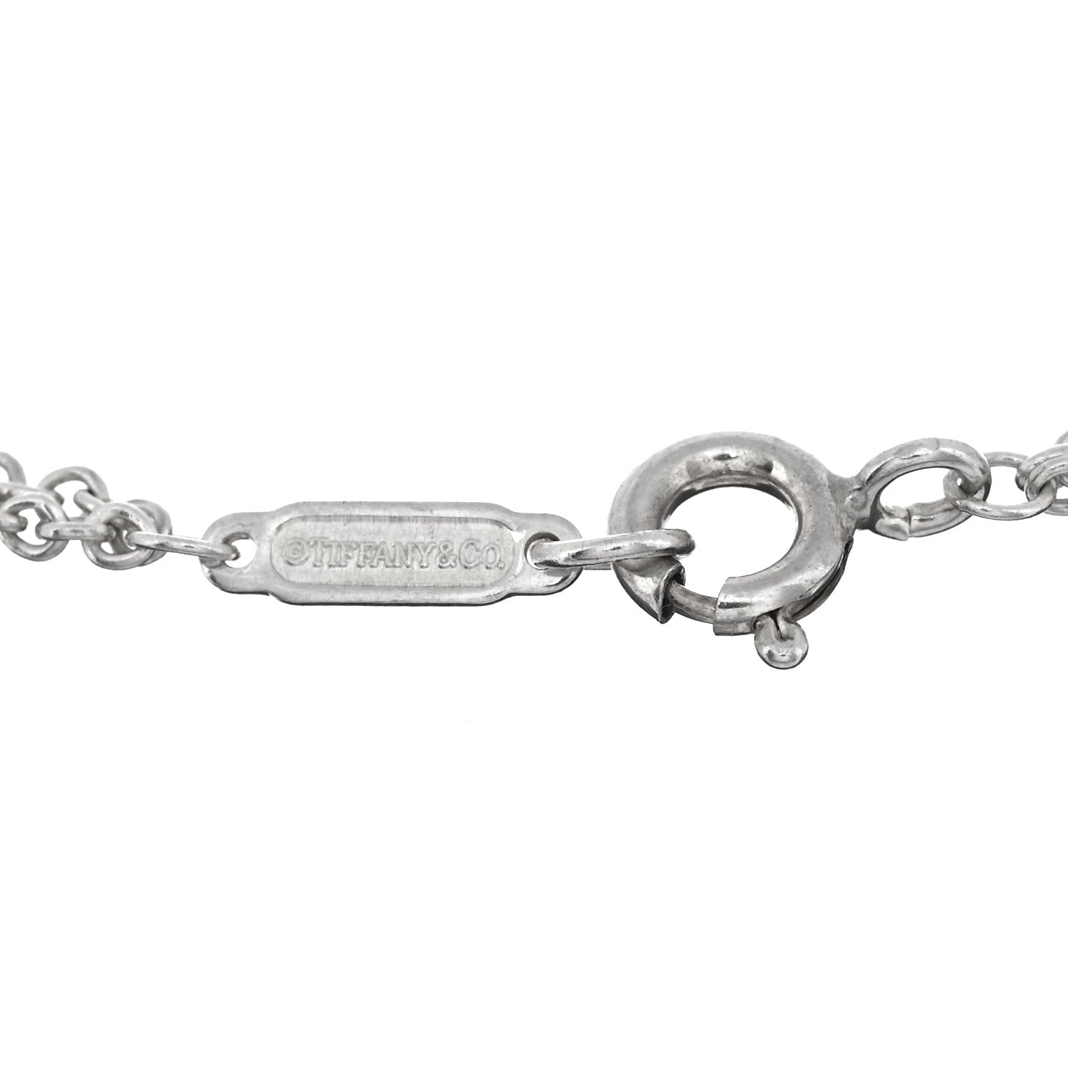 Tiffany Sterling Silver Infinity Double Chain Bracelet 3 of 4
