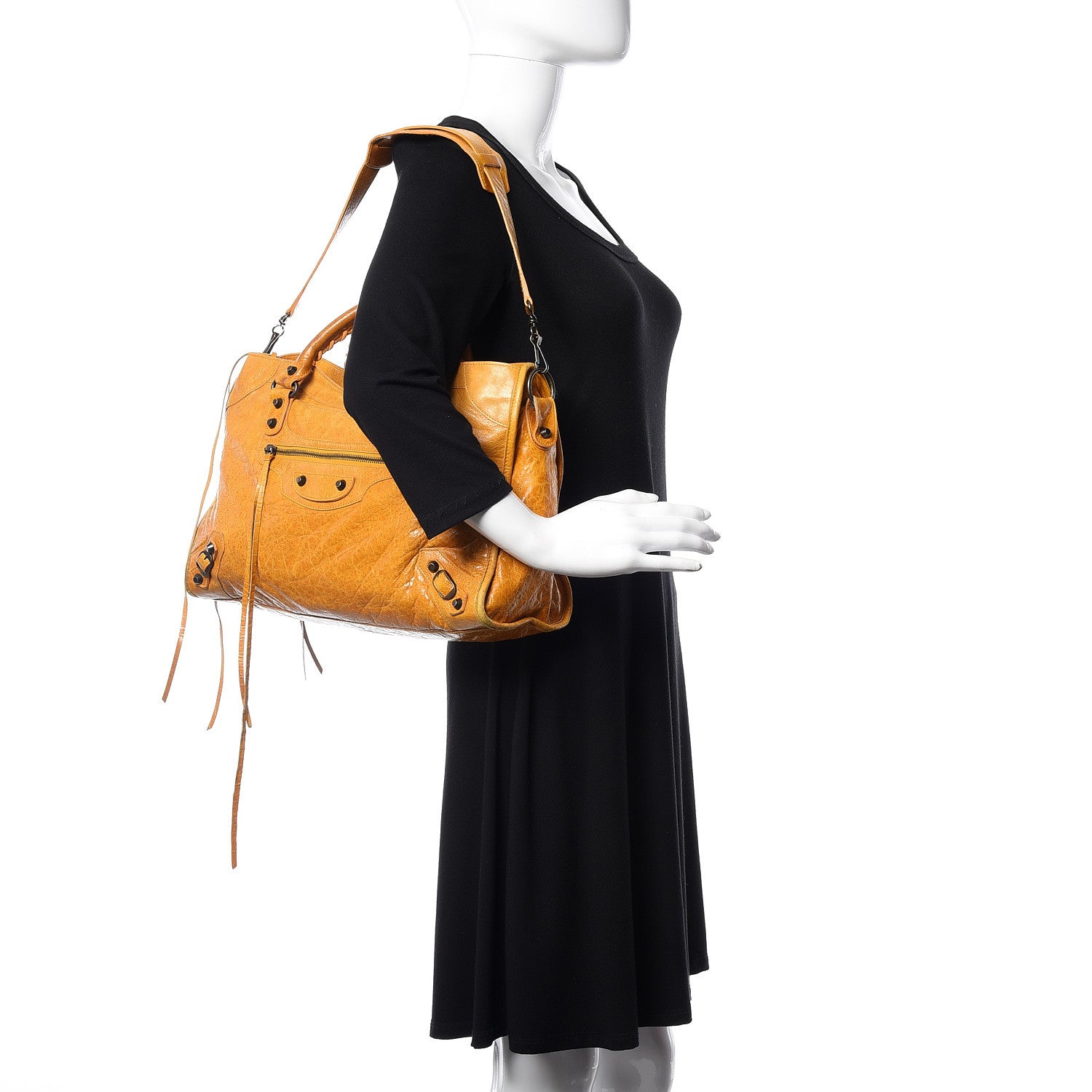 Balenciaga Chevre Classic Hardware City Marigold 2 of 15