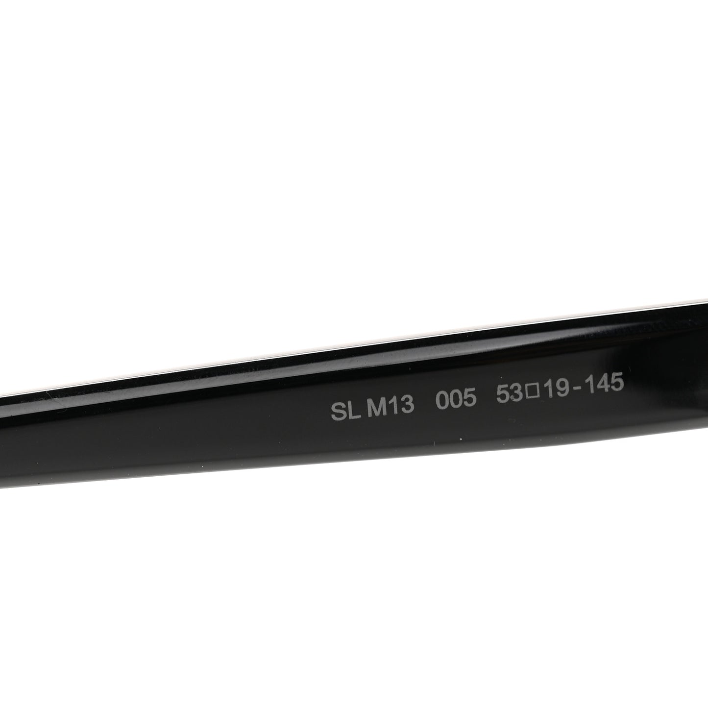 Square Acetate SLM13 Sunglasses Black