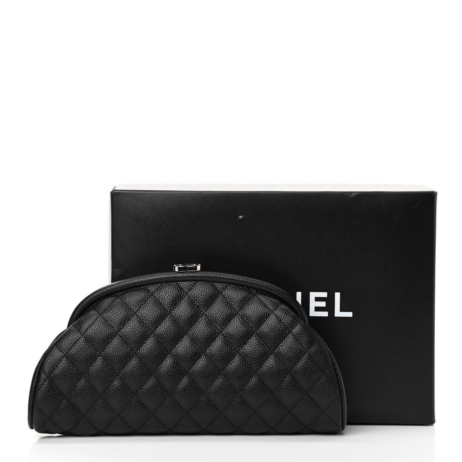 Chanel Caviar Quilted Timeless Clutch Black 15 of 16