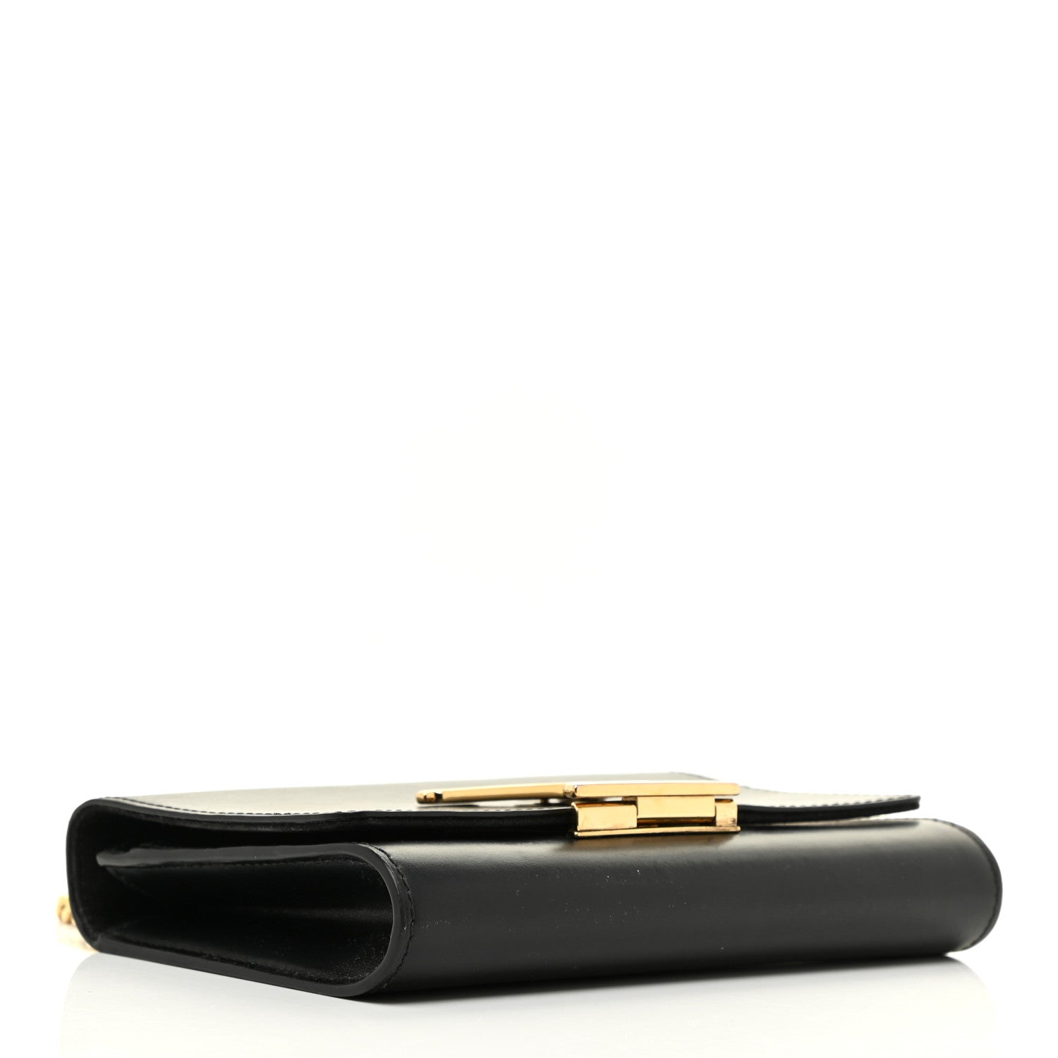 Louis Vuitton Calfskin Chain Louise MM Black 4 of 18