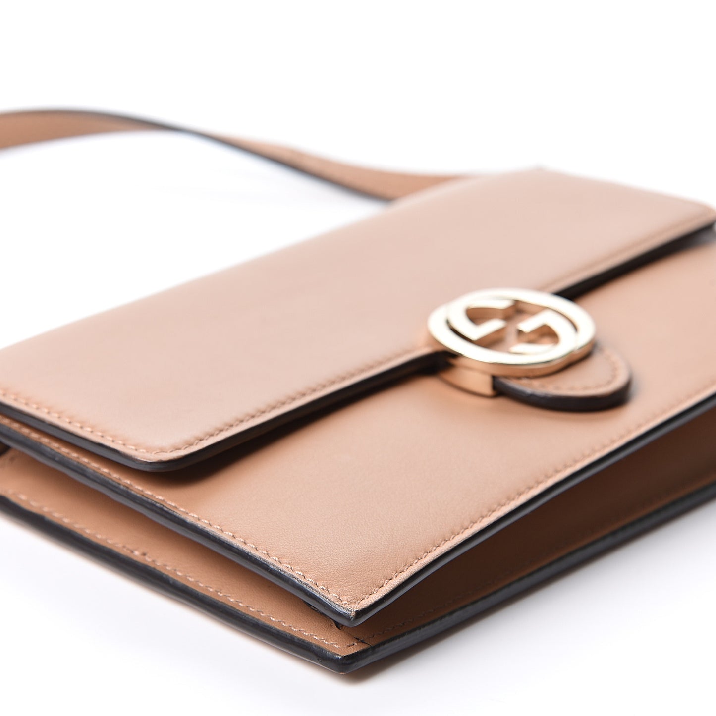 Calfskin Icon Wallet Camelia