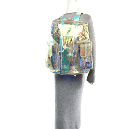 Louis Vuitton PVC Monogram Christopher Backpack GM Iridescent Prism 2 of 9