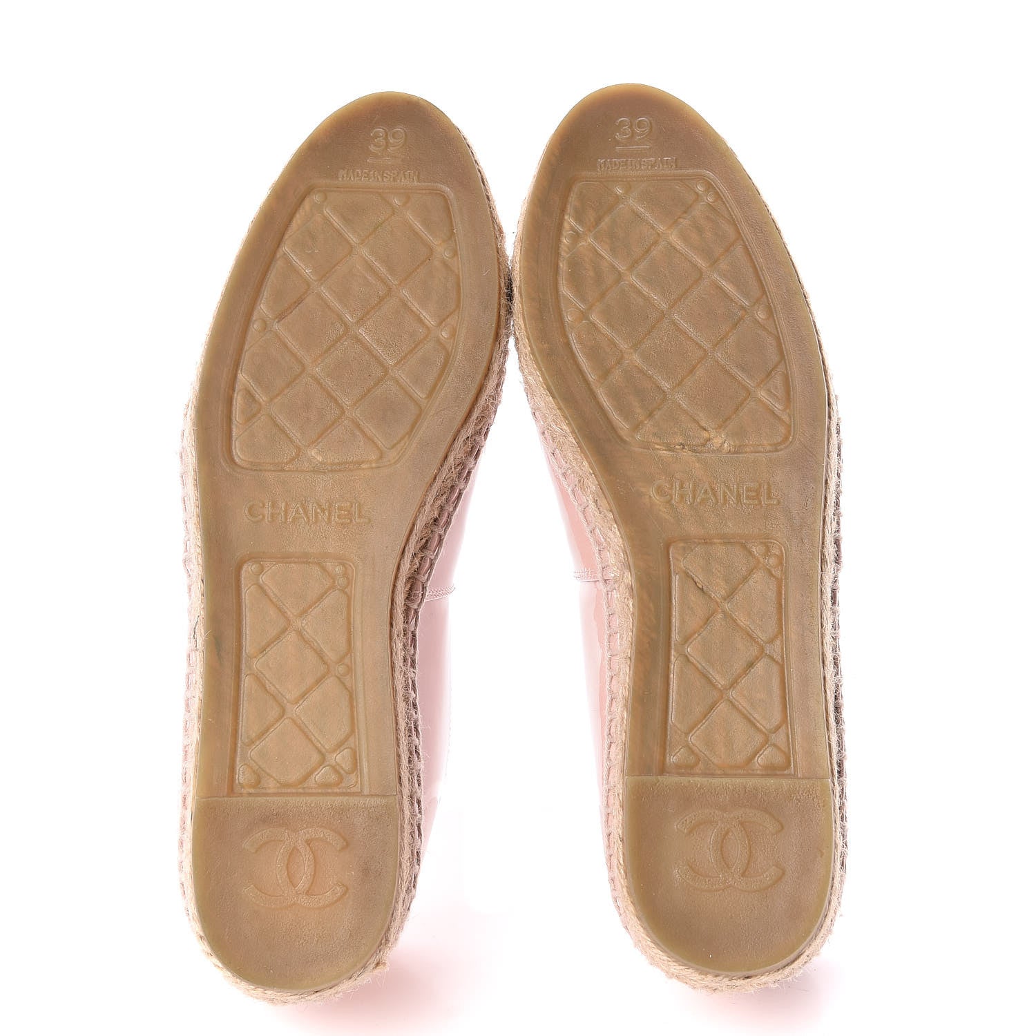Chanel Patent CC Espadrilles 39 Pink 7 of 13