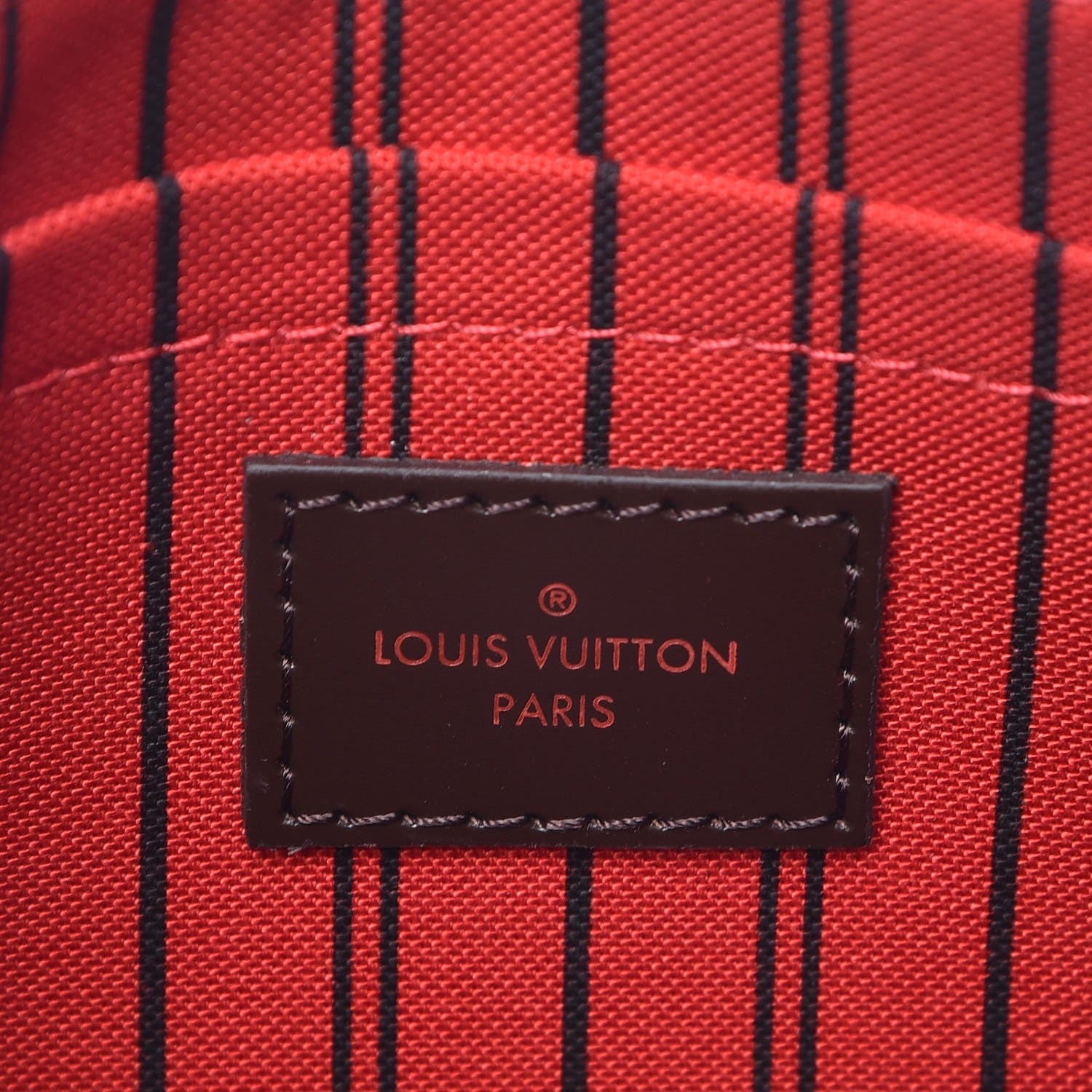 Louis Vuitton Damier Ebene Neverfull MM GM Pochette 6 of 8