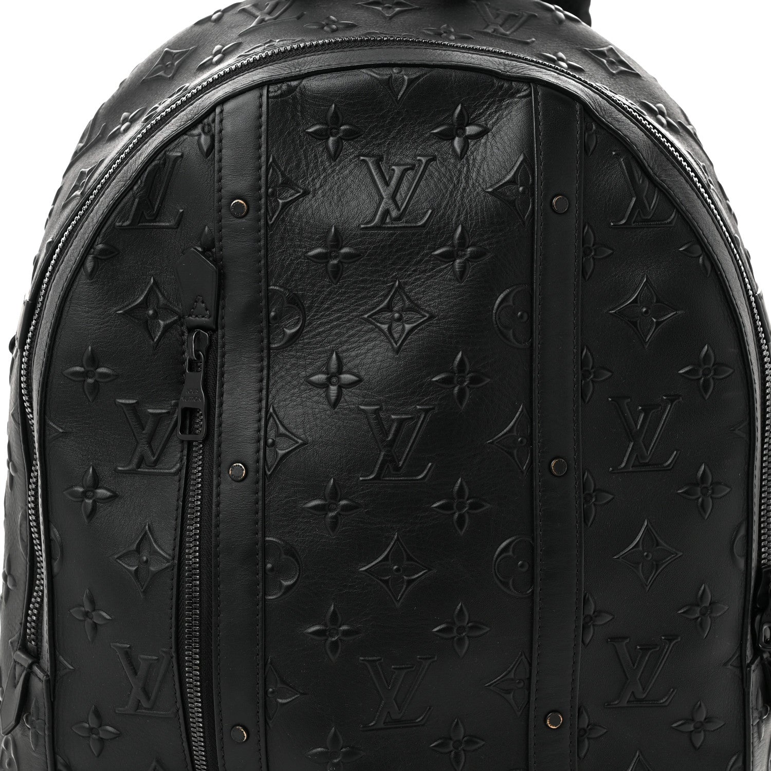 Louis Vuitton Monogram Seal Armand Backpack Black 7 of 9