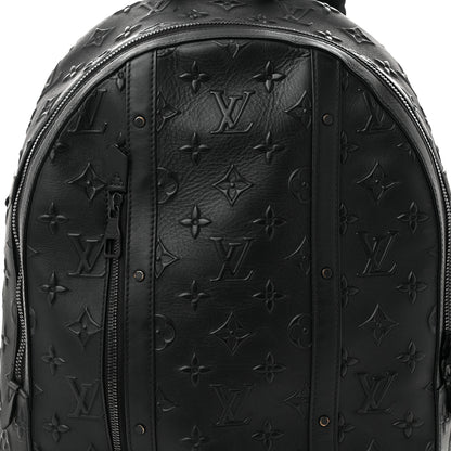 Louis Vuitton Monogram Seal Armand Backpack Black 7 of 9