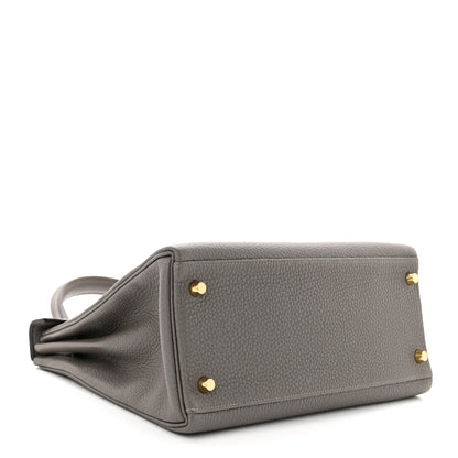 Hermes Togo Kelly Retourne 28 Etain 4 of 11