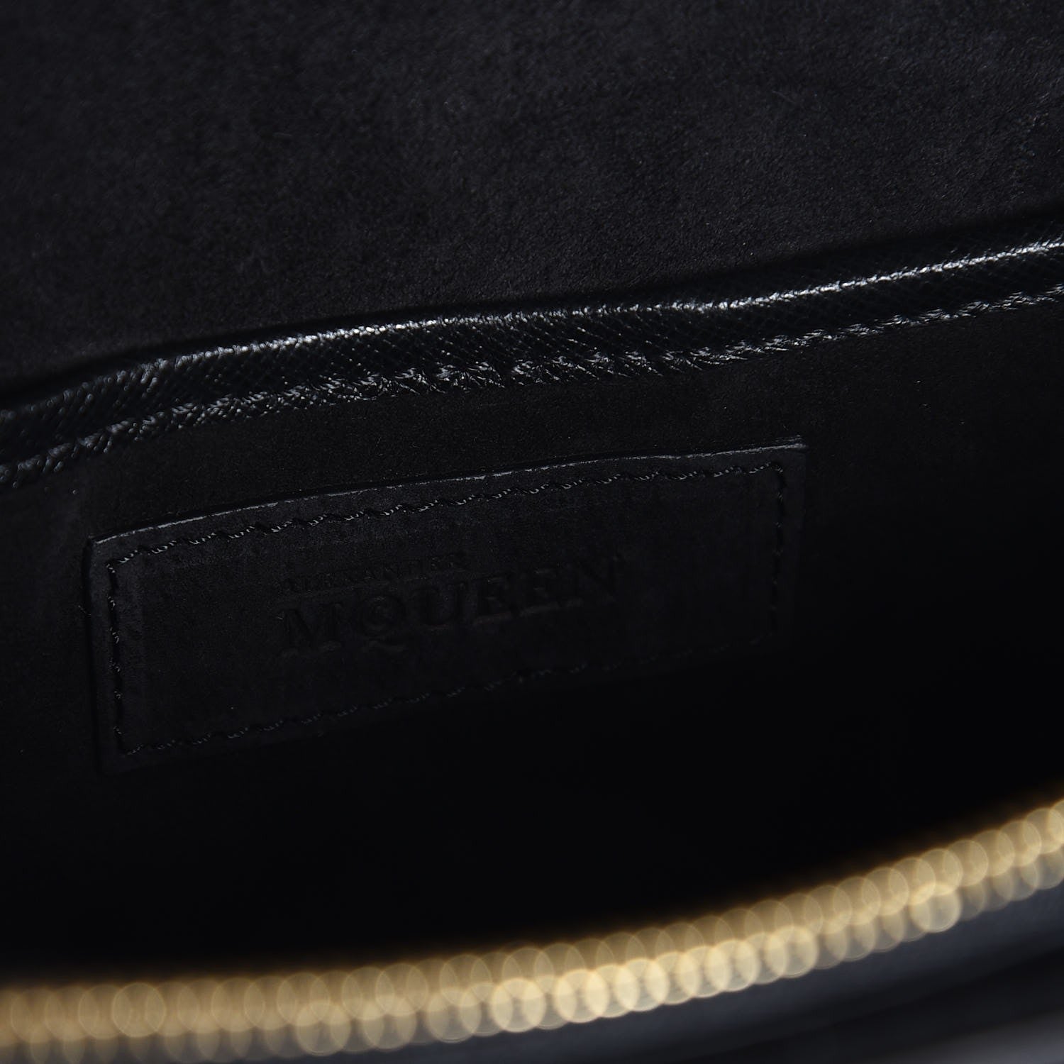 Alexander McQueen Calfskin Heroine Chain Satchel Black 6 of 9