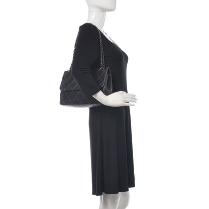 Chanel Calfskin Quilted Wild Stitch Flap Black 2 of 16