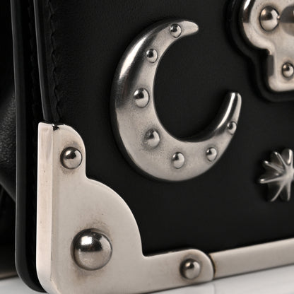 Prada City Calf Saffiano Cahier Astrology Bag Black 11 of 11
