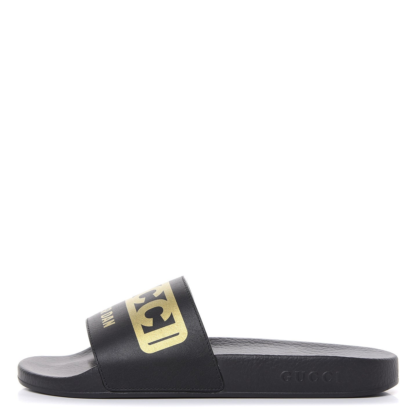 X DAPPER DAN Rubber Mens Slide Sandals 10 Black