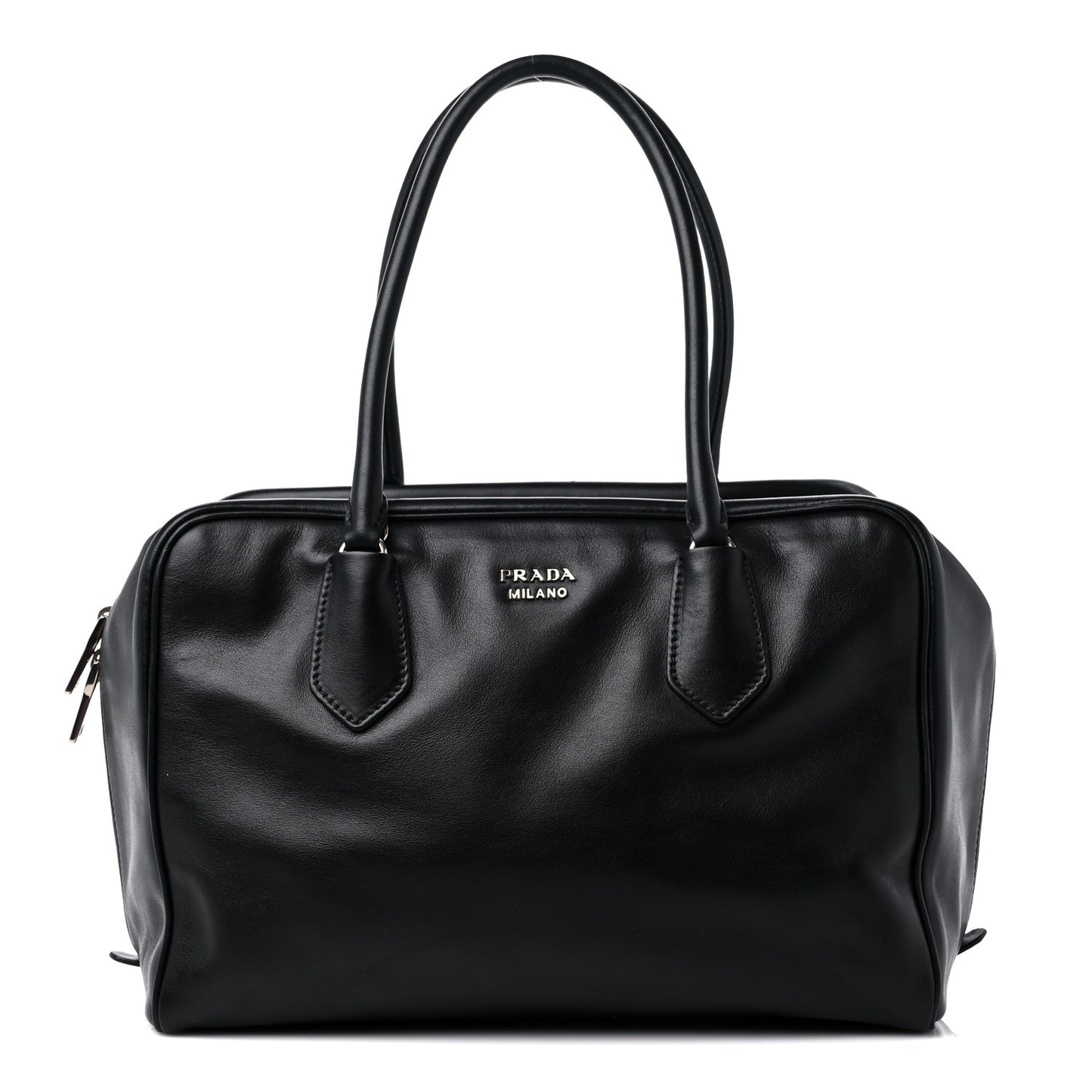 Soft Calf Large Inside Tote Black Mughetto