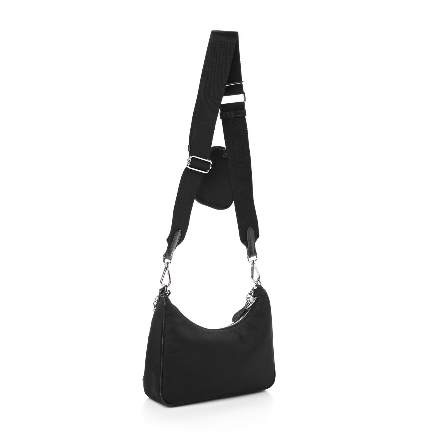 Prada Nylon Re-Edition 2005 Shoulder Bag Black 3 of 8