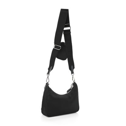 Prada Nylon Re-Edition 2005 Shoulder Bag Black 3 of 8