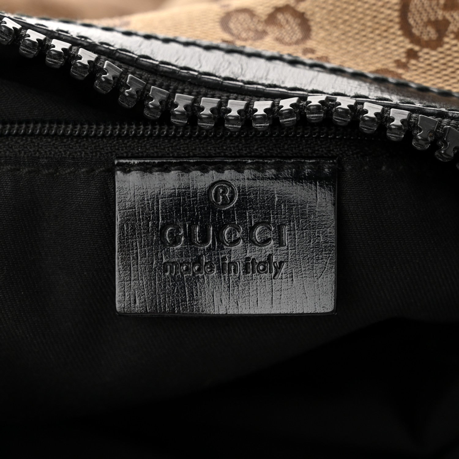 Gucci Monogram Patent Hobo Black 6 of 10