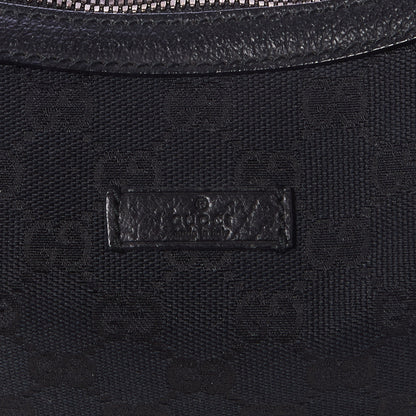 Gucci Monogram Medium Half Moon Hobo Black 7 of 8