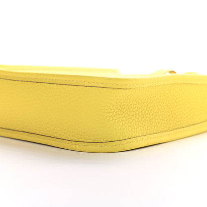 Hermes Taurillon Clemence Evelyne TPM Lime 10 of 11