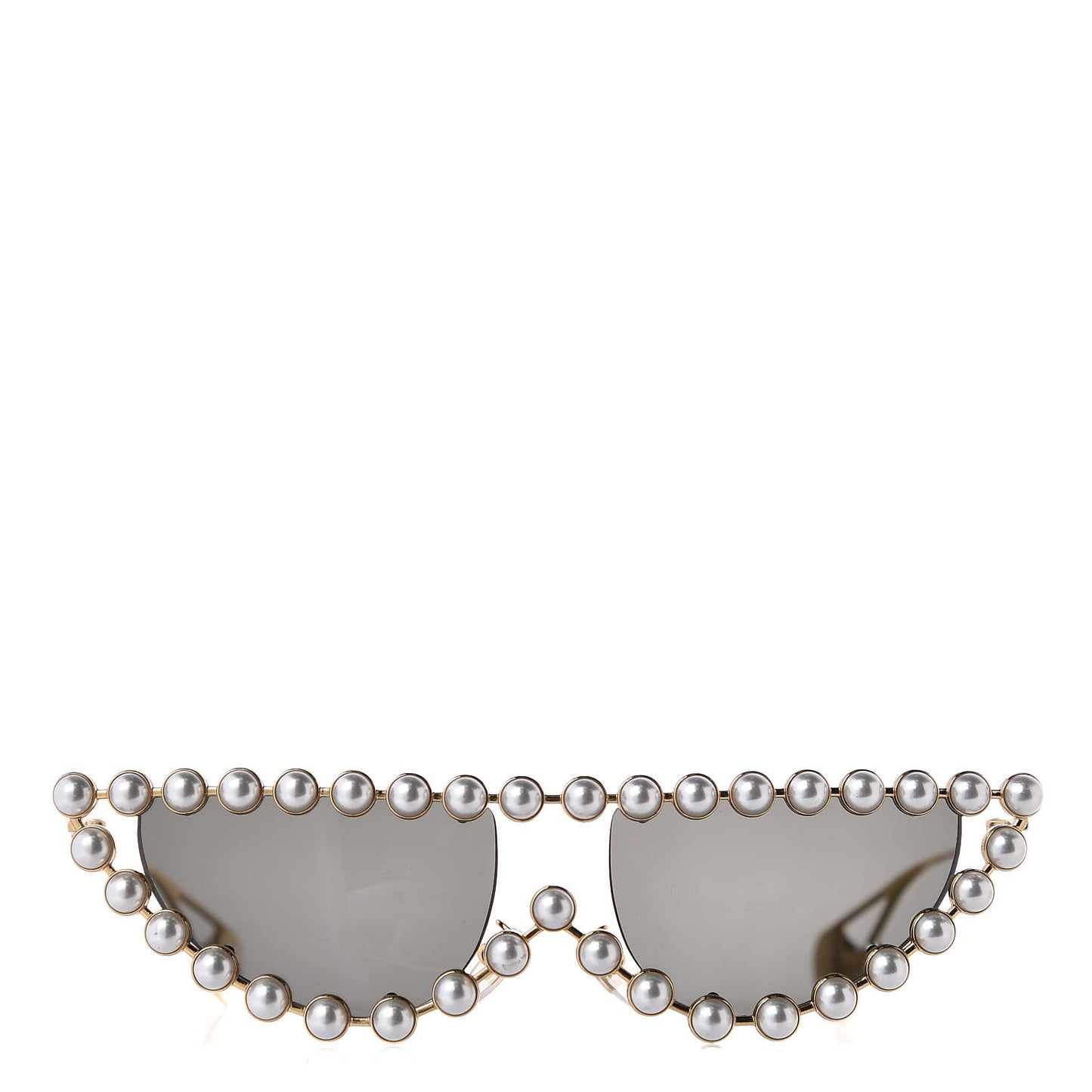 Metal Pearl Cat Eye Sunglasses GG0364S Gold