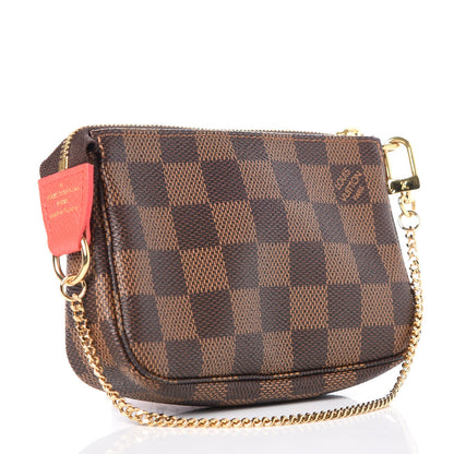 Louis Vuitton Damier Ebene 2015 Christmas Animation Mini Pochette Accessories 3 of 6