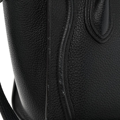 Celine Drummed Calfskin Nano Luggage Black 10 of 10