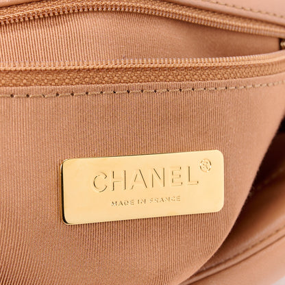 Chanel Lambskin Quilted Medium Chanel 19 Flap Brown 6 of 10