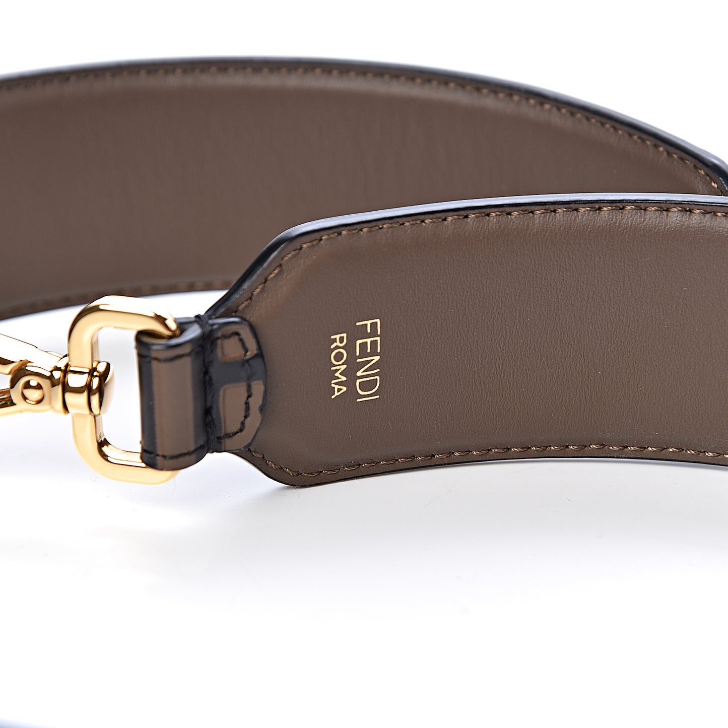 Vitello Century Bi-Color FF 1974 Embossed Strap You Maya Black