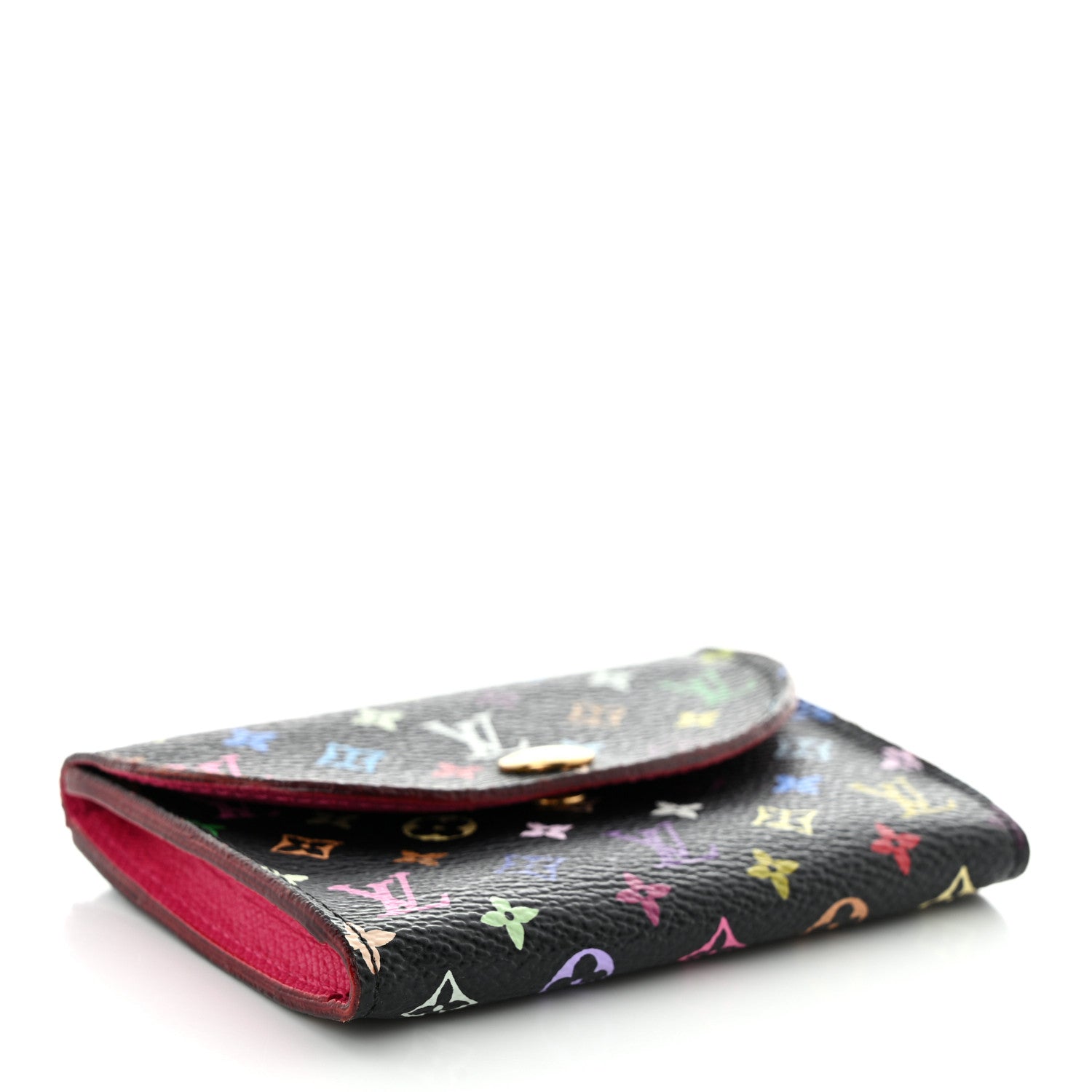 Louis Vuitton Monogram Multicolor Business Card Holder Black Grenade 4 of 11