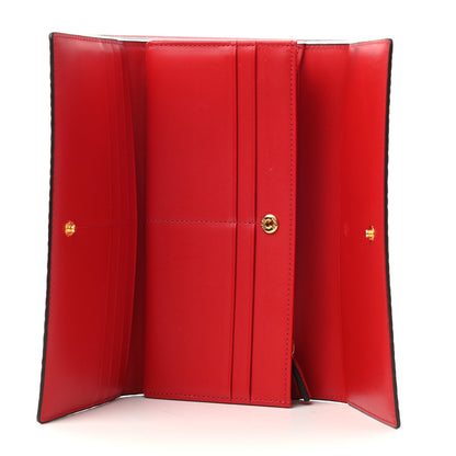 MCM Visetos Continental Flap Wallet Cognac Red 5 of 8