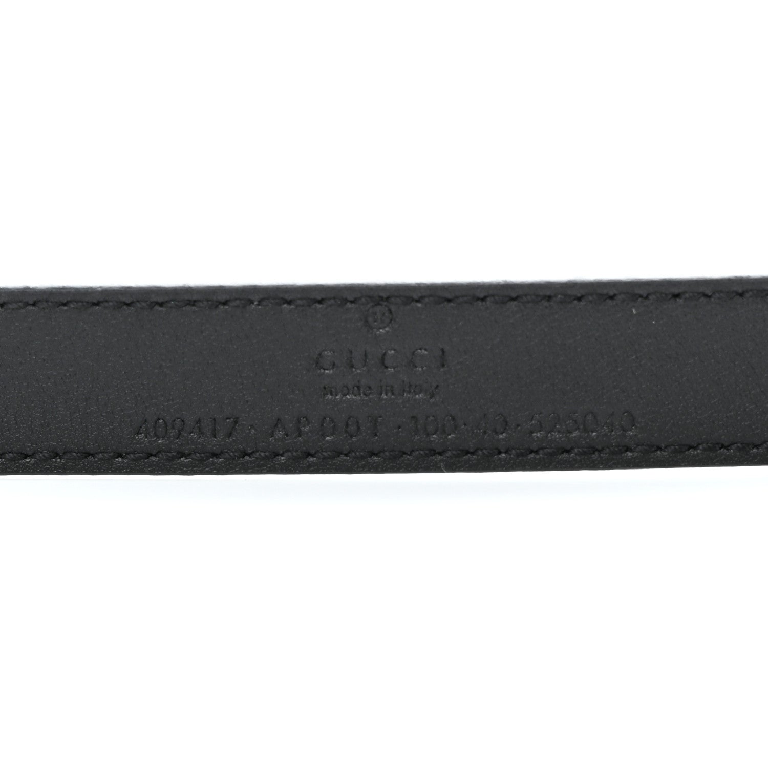 Gucci Calfskin Double G 20mm Belt 100 40 Black 5 of 7