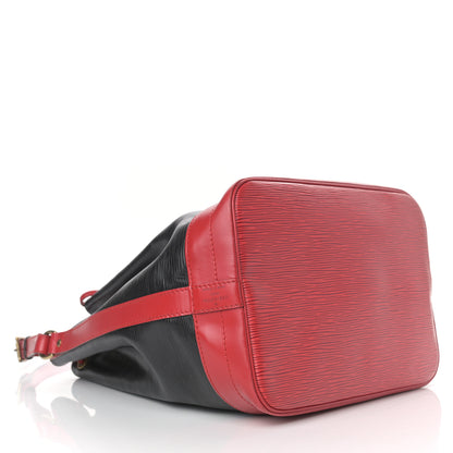 Louis Vuitton Epi Bi-Color Noe Castillan Red Black 5 of 16
