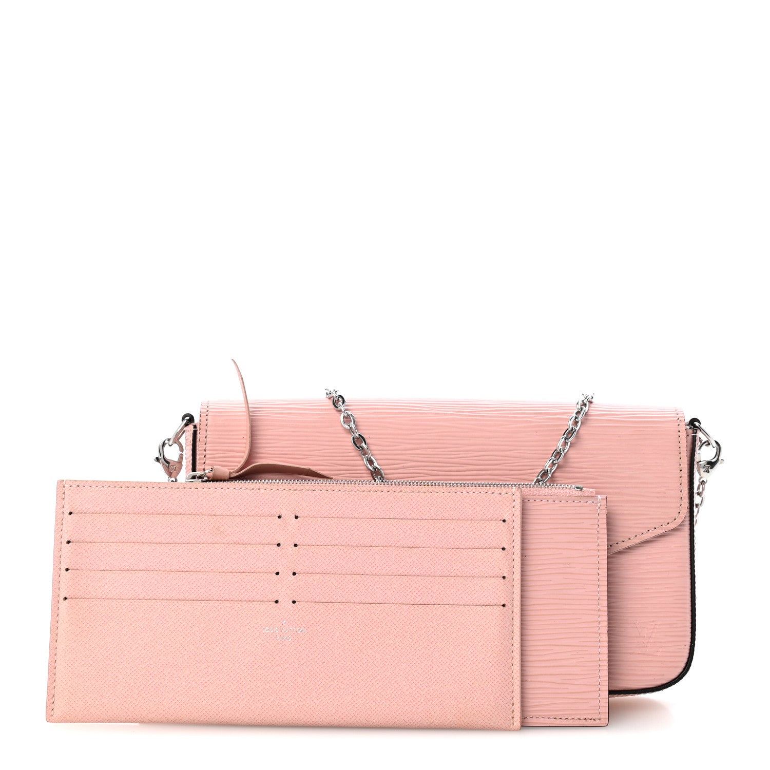 Louis Vuitton Epi Pochette Felicie Rose Ballerine 3 of 13