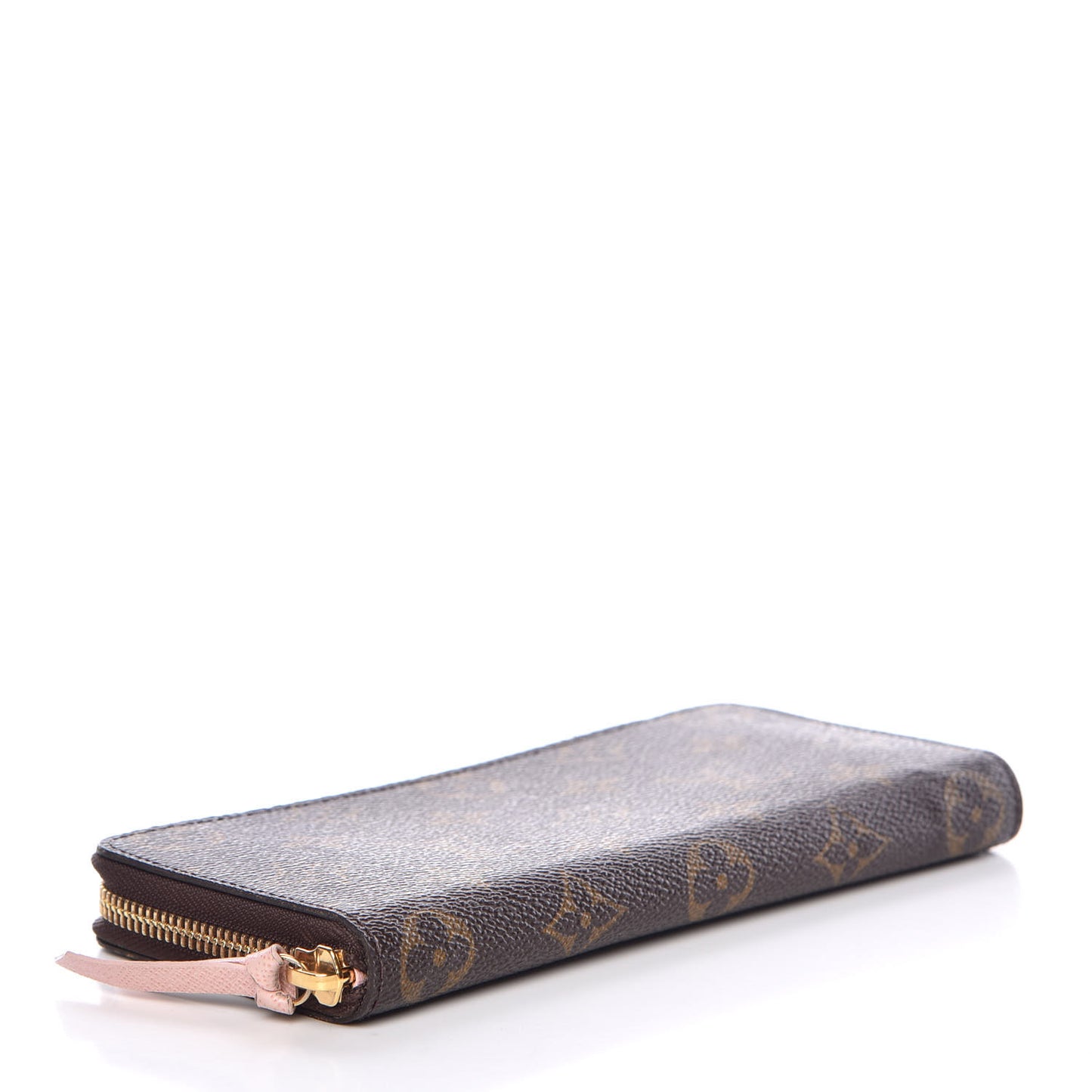 Monogram Clemence Wallet Rose Ballerine