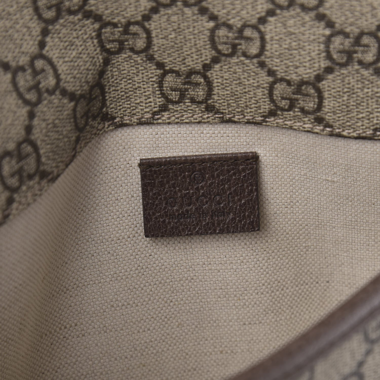 Gucci GG Supreme Monogram Neo Vintage Web Belt Bag Brown 6 of 10