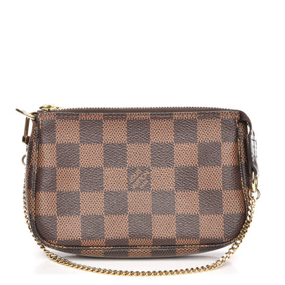 Louis Vuitton Damier Ebene Mini Pochette Accessories 1 of 8