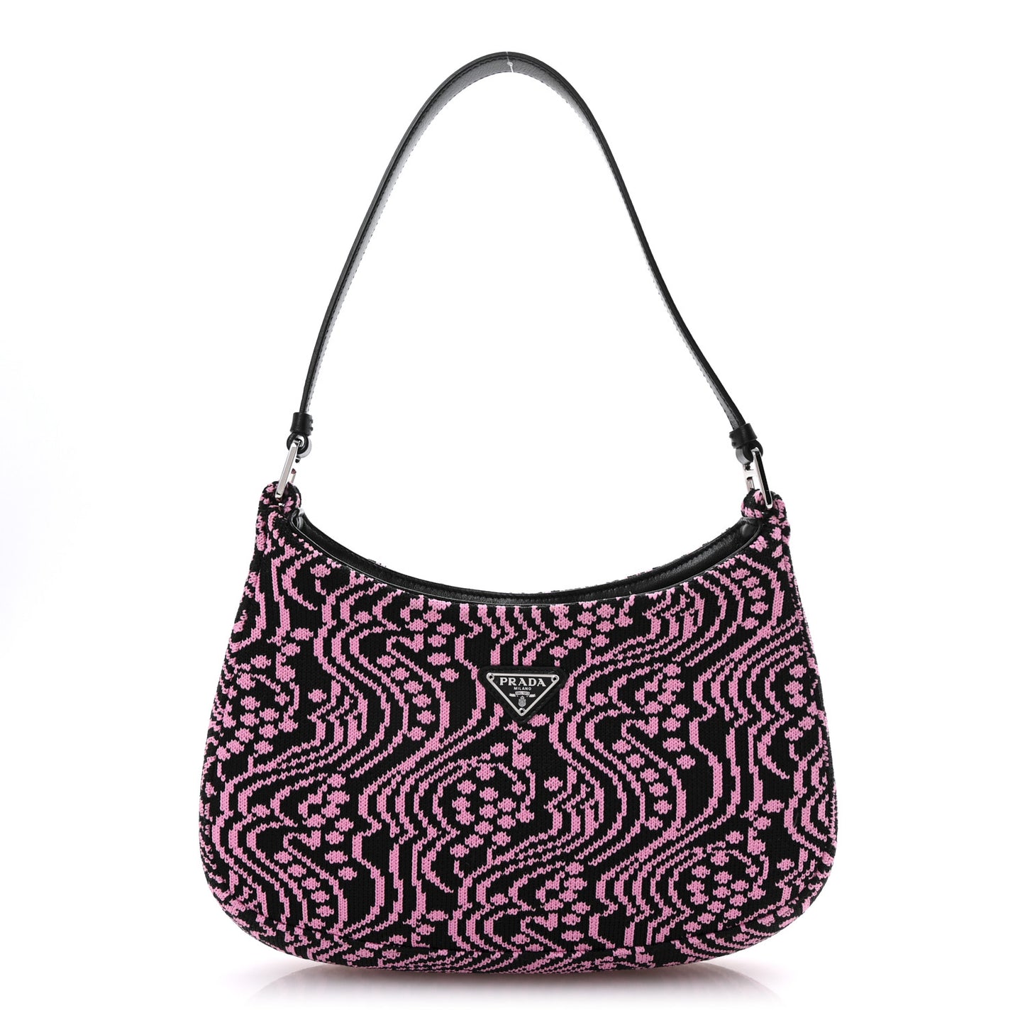 Maglia Jacquard Cleo Shoulder Bag Black Rosa